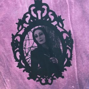 Unique vintage morticia tshirt